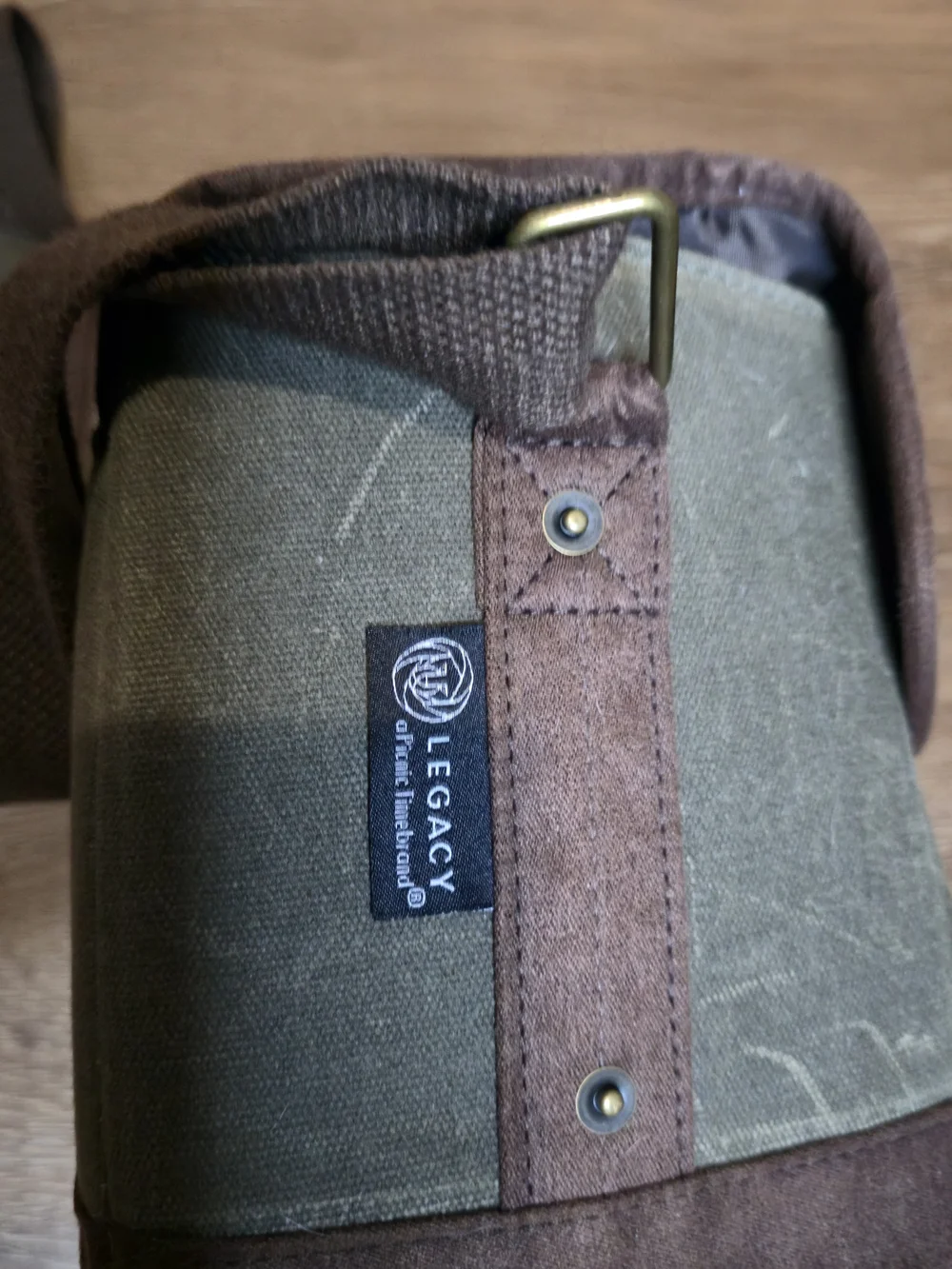 Legacy Beer Caddy Canvas Messenger Bag With Retractable Cord